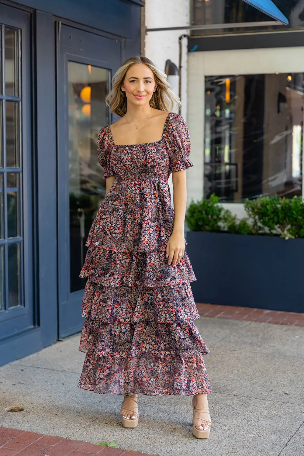 Marlee Short Sleeve Maxi Dress - Siren sold by Buddy Love product image thumbnail 2