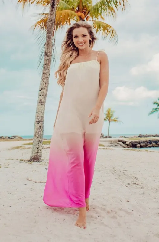 BuddyLove Barton Tie Shoulder Maxi Dress - Papaya sold by Buddy Love