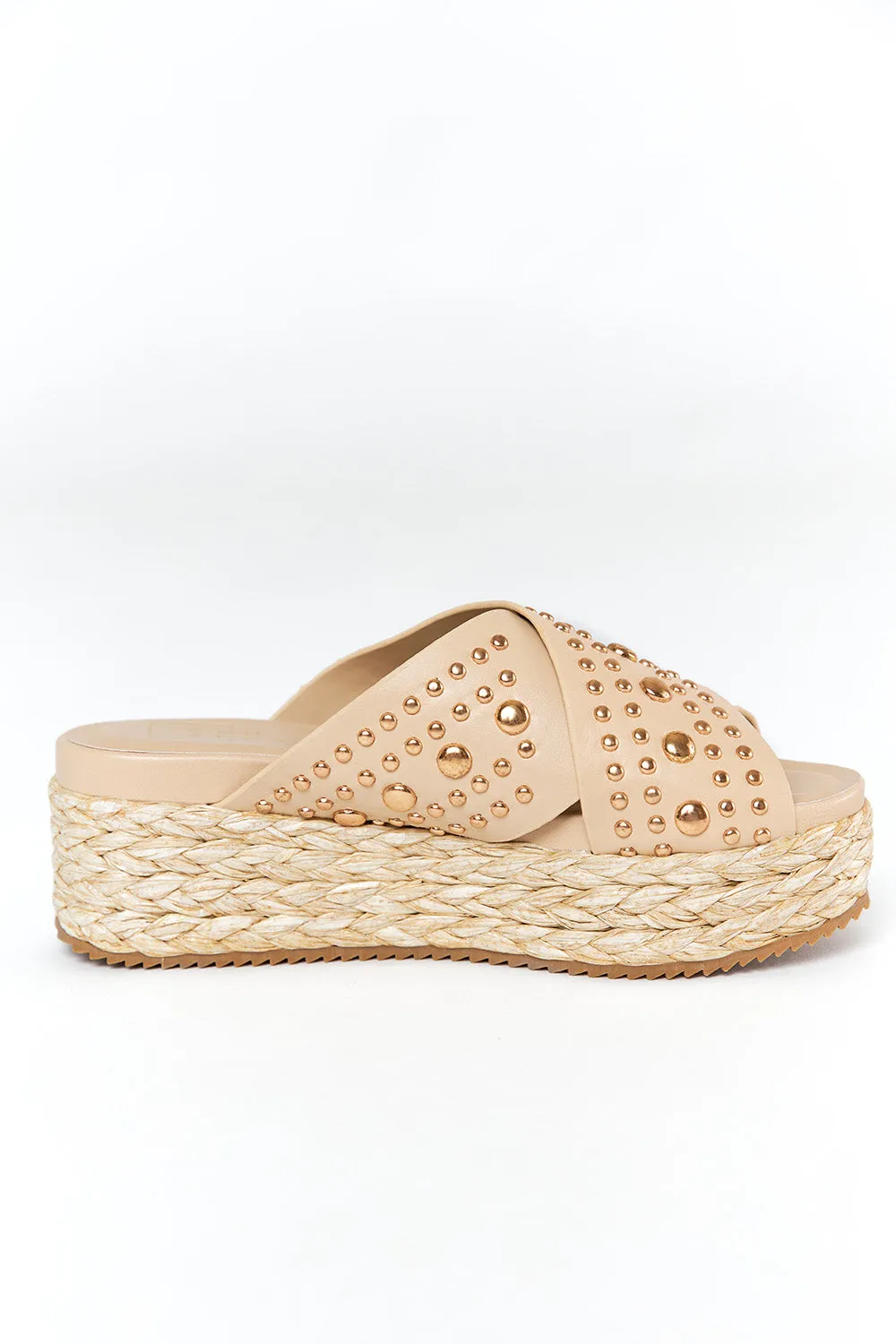Kaia Studded Sandal - Beige sold by Buddy Love product image thumbnail 2