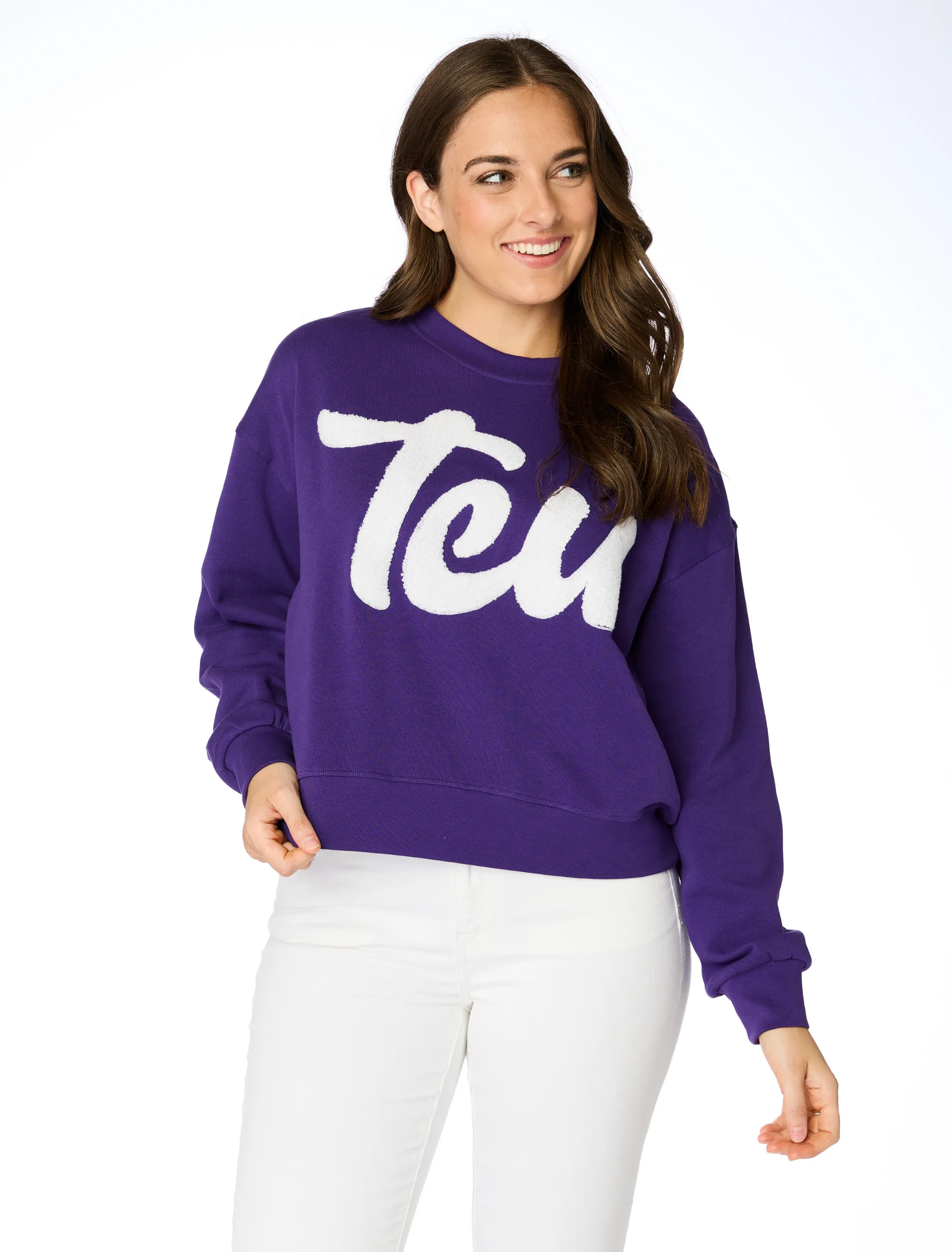 The TCU Varsity Sweatshirt sold by Buddy Love