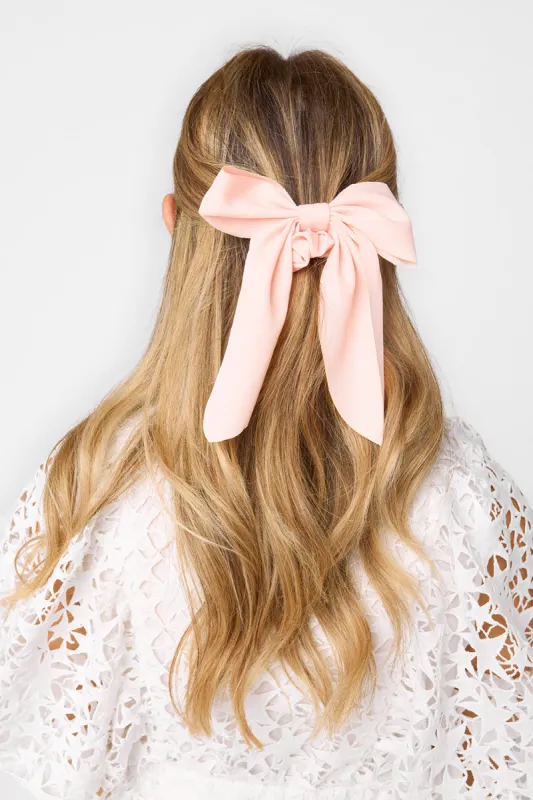 Bow Scrunchie - Light Pink sold by Buddy Love