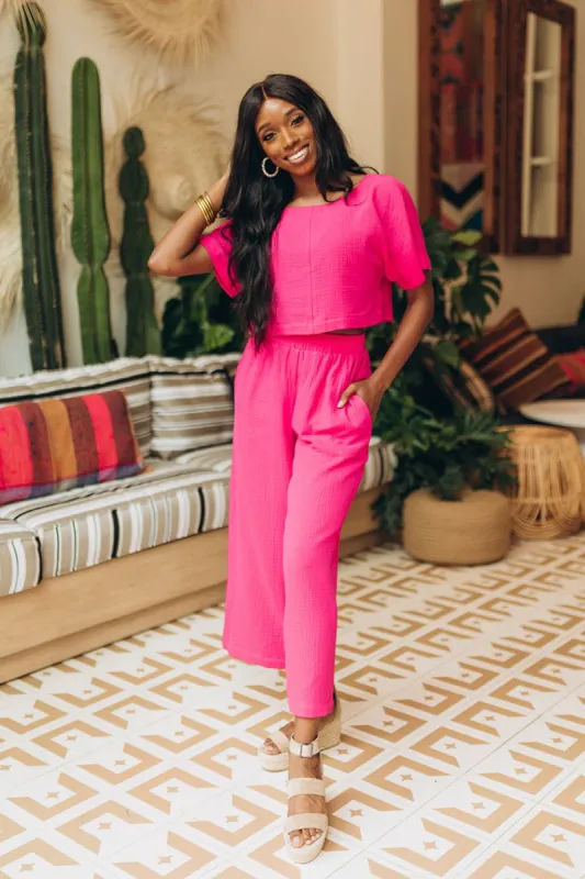 BuddyLove Margot Two-Piece Set - Hot Pink sold by Buddy Love