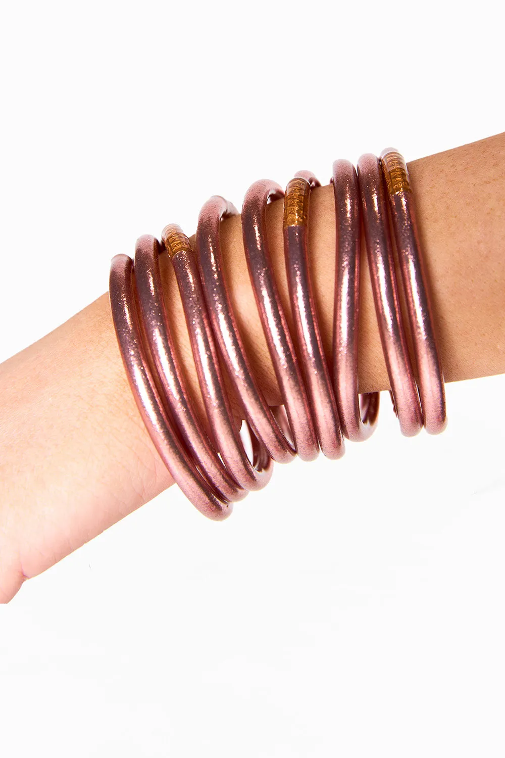 BuDha Girl All Weather Medium Bangles - Rose Gold sold by Buddy Love product image thumbnail 2