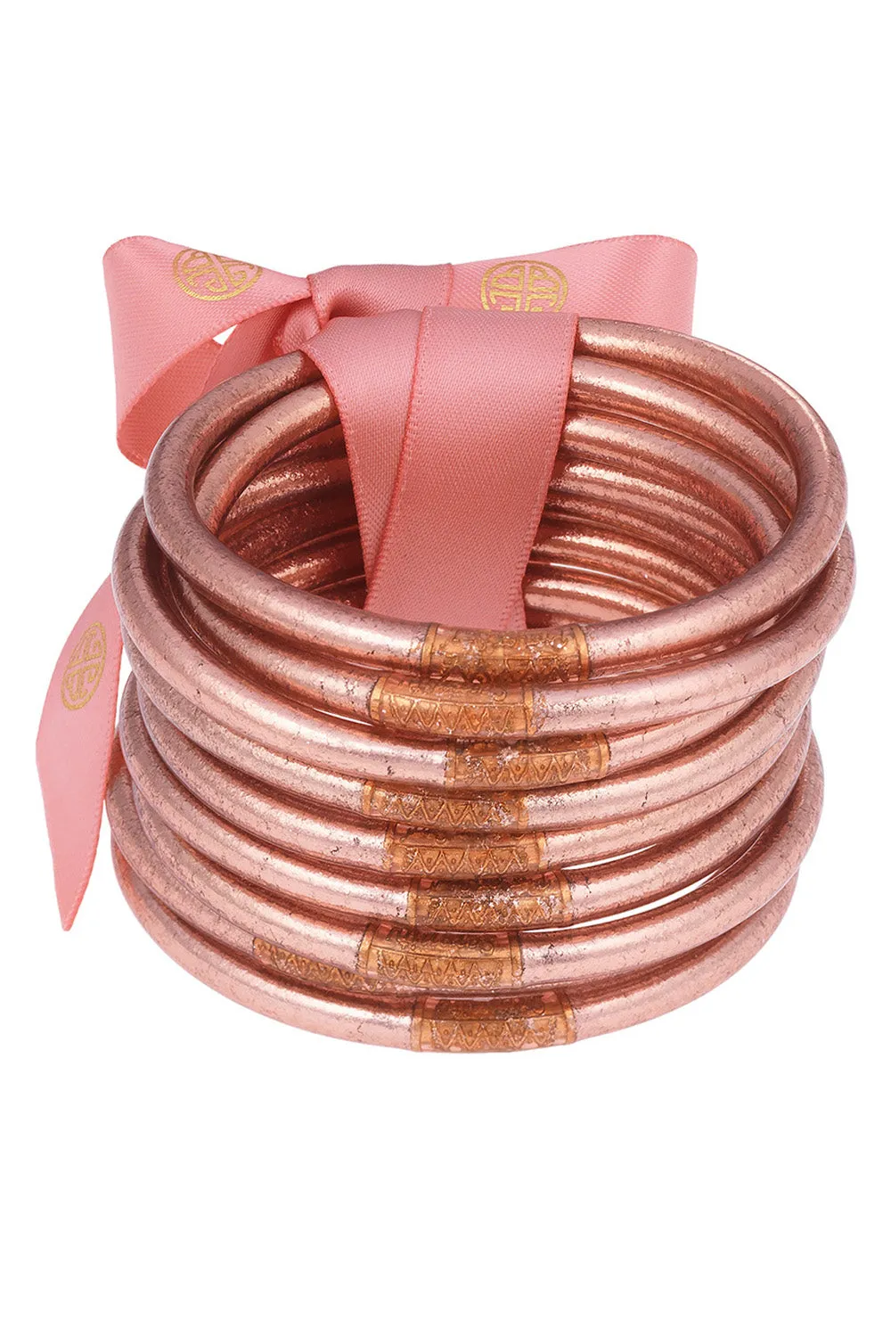 BuDha Girl All Weather Medium Bangles - Rose Gold sold by Buddy Love
