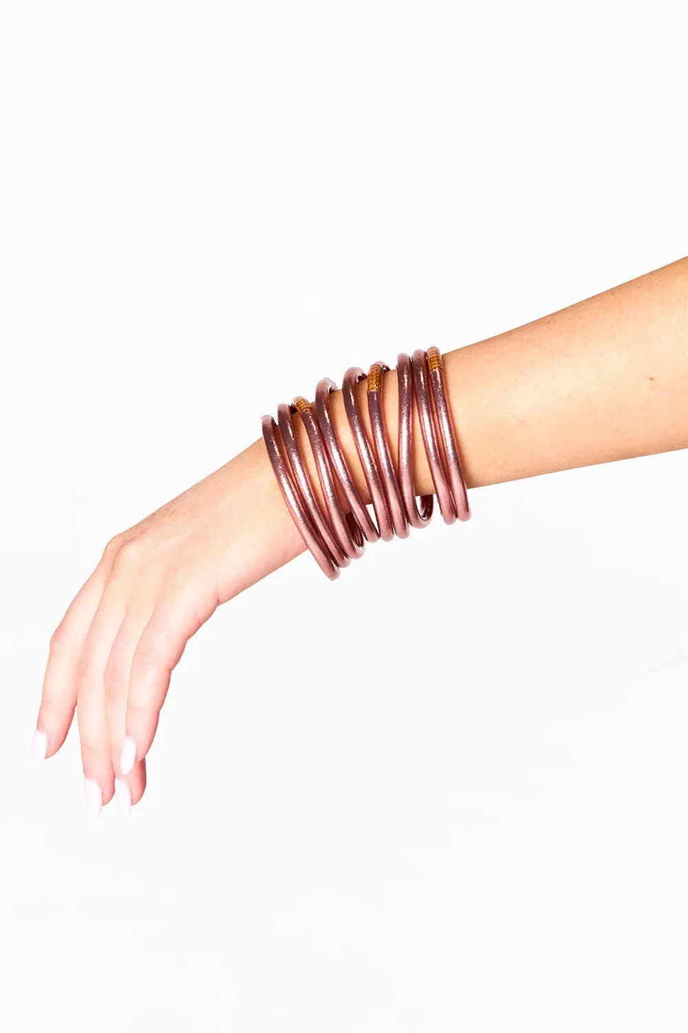 BuDha Girl All Weather Medium Bangles - Rose Gold sold by Buddy Love product image thumbnail 3