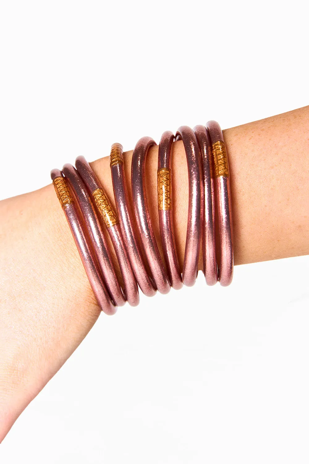BuDha Girl All Weather Medium Bangles - Rose Gold sold by Buddy Love product image thumbnail 5