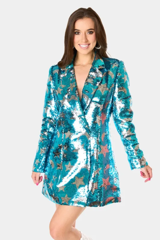 Riley Blazer Dress - Light Year sold by Buddy Love