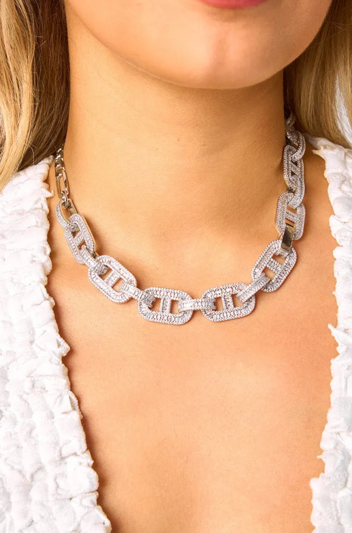 Regina Necklace - Silver sold by Buddy Love