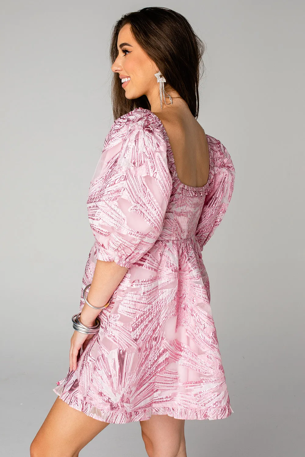 Poppy Puff Sleeve Mini Dress - Moody sold by Buddy Love product image thumbnail 4