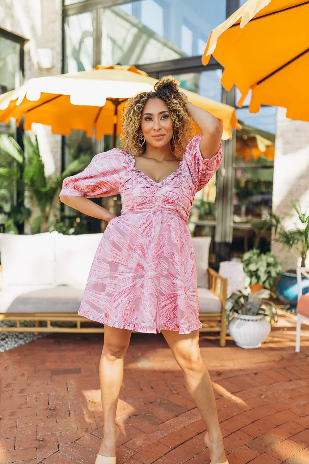 Poppy Puff Sleeve Mini Dress - Moody sold by Buddy Love product image thumbnail 2