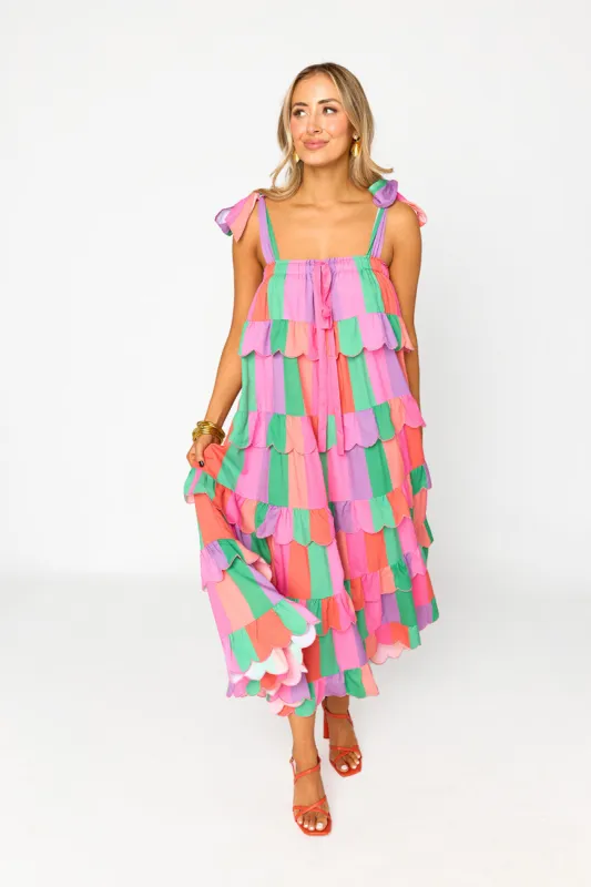 Landon Tie-Shoulder Maxi Dress - Vacay sold by Buddy Love