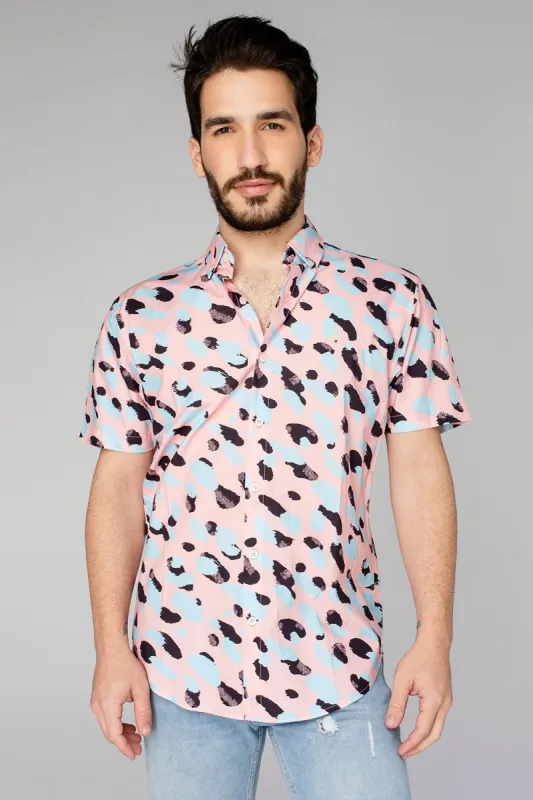 Robert Button Down Dress Shirt - Malibu sold by Buddy Love