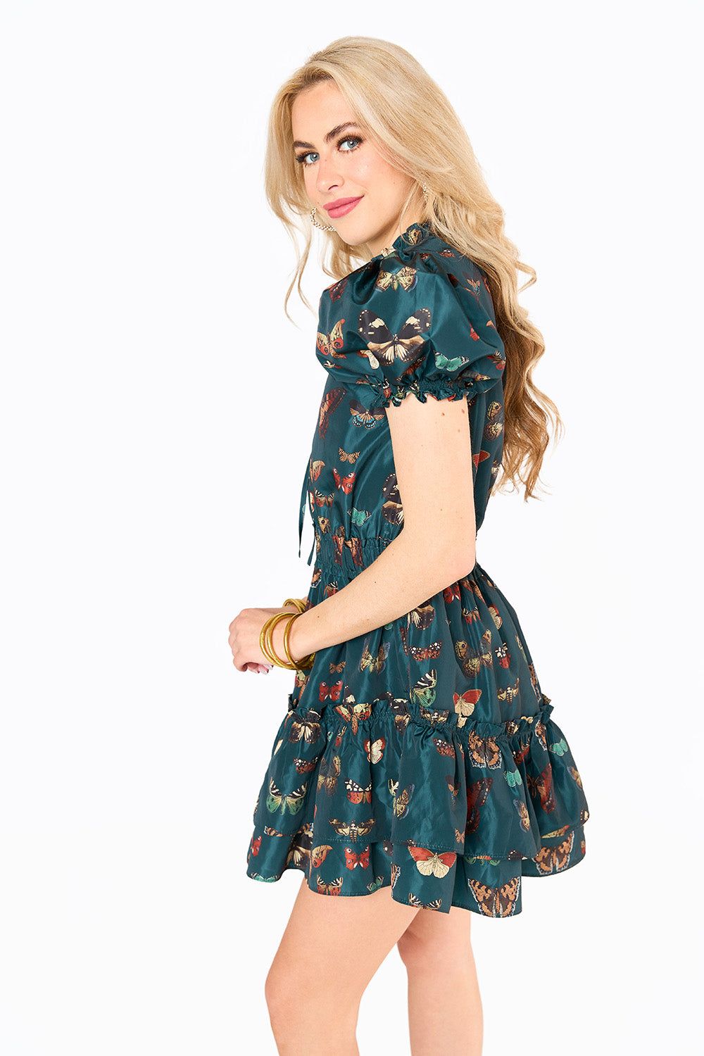 Clementine Elastic Waist Mini Dress- Dragonfly sold by Buddy Love product image thumbnail 4