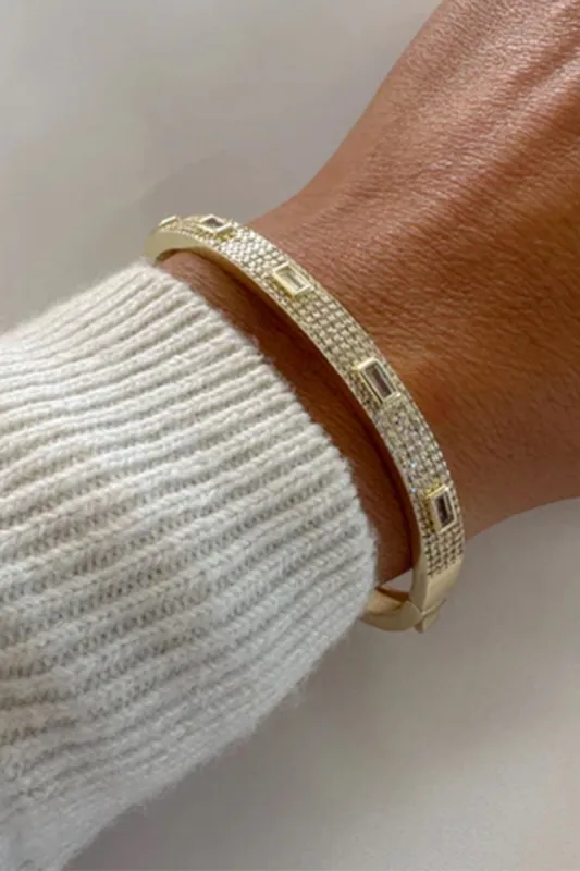 Olivia Bangle - Gold sold by Buddy Love