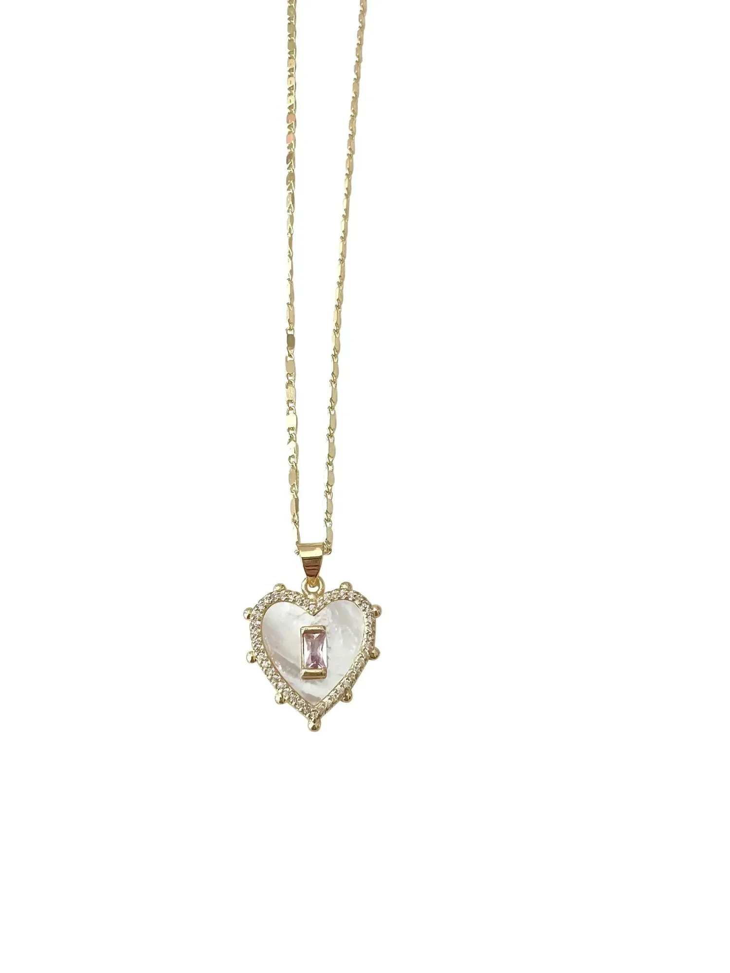 Pearl Heart Necklace - Gold sold by Buddy Love