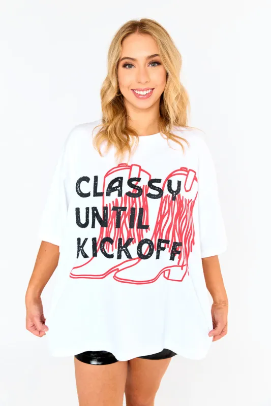 Marshall Oversized Graphic Tee - Classy Red sold by Buddy Love