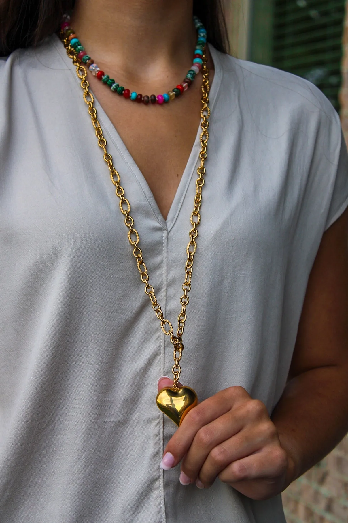 Full Heart Necklaces Jumbo Edition sold by Buddy Love product image thumbnail 3