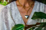 Full Heart Necklaces Jumbo Edition sold by Buddy Love