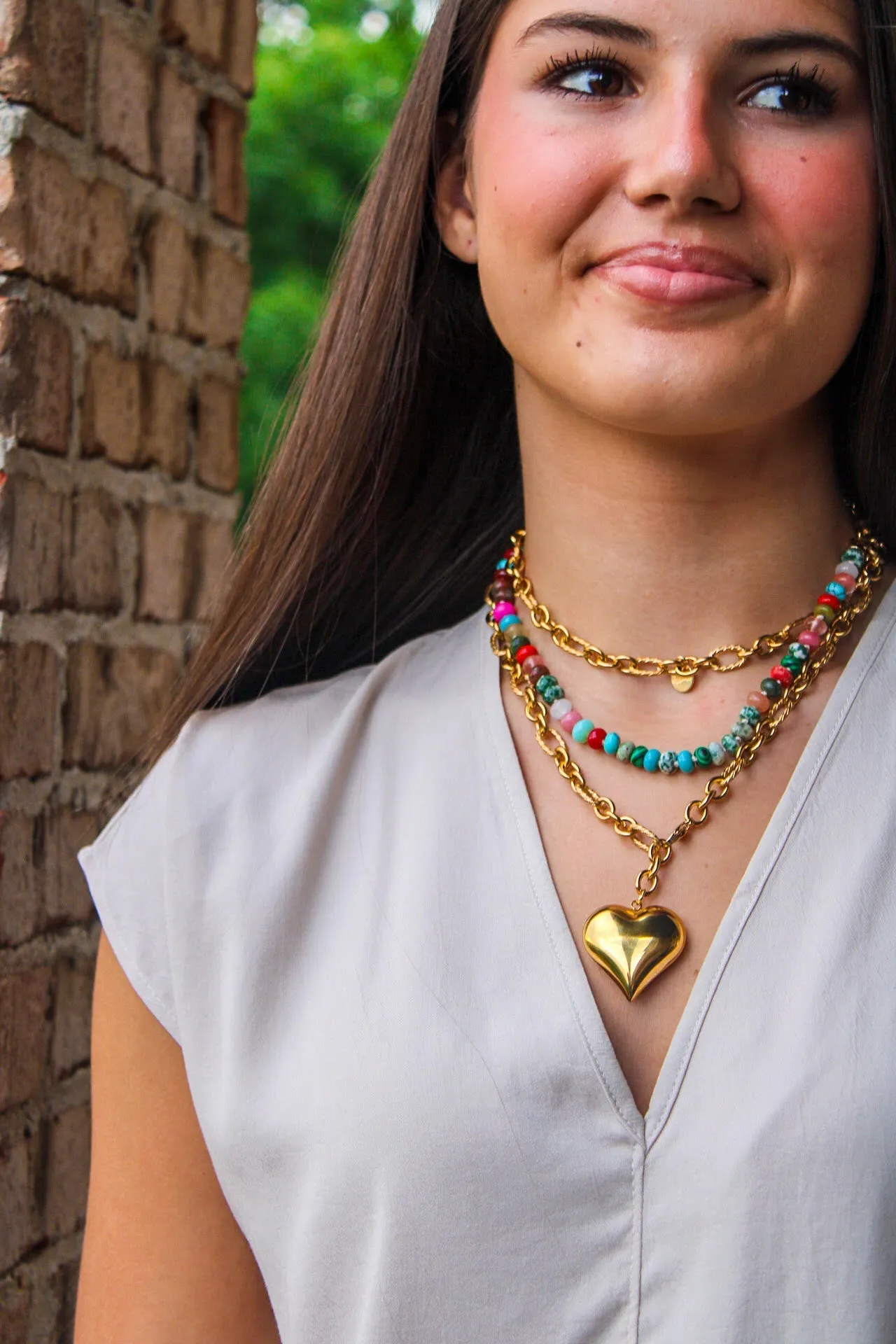 Full Heart Necklaces Jumbo Edition sold by Buddy Love product image thumbnail 2