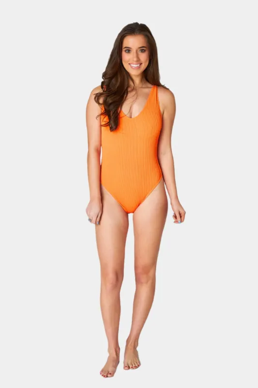 Bondi One-Piece Swimsuit - Orange sold by Buddy Love