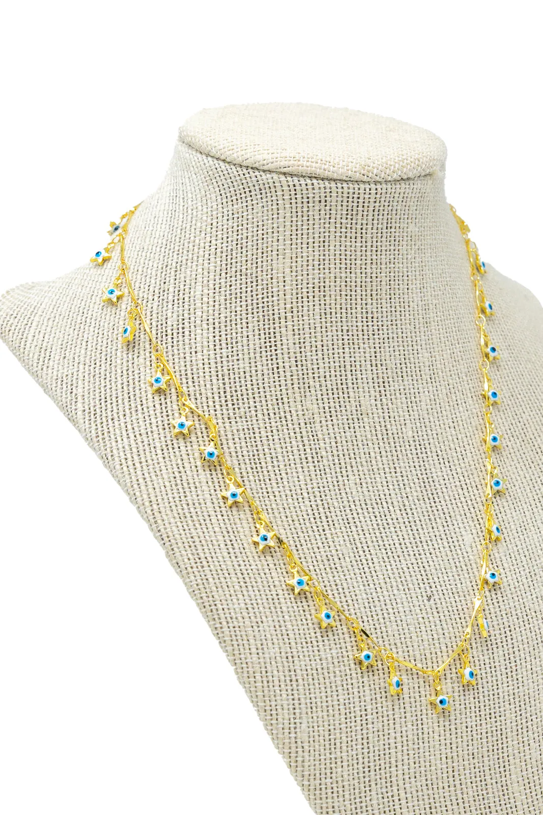 Evil Eye Star Dangle Necklace sold by Buddy Love