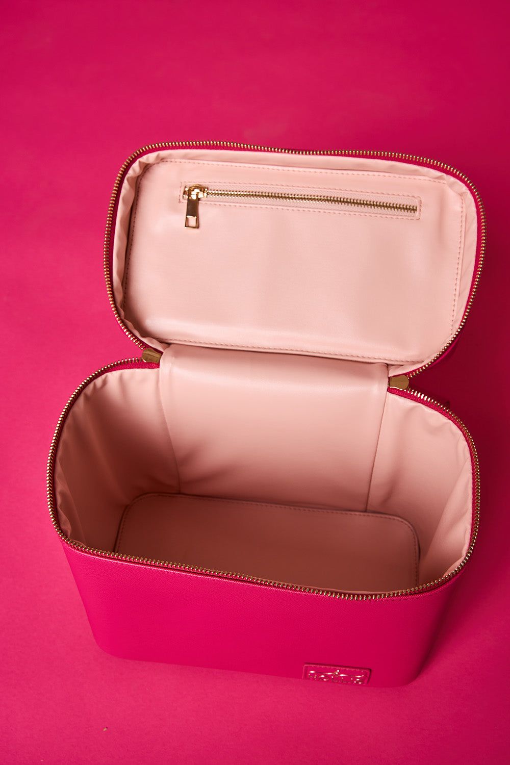 Hollis Lux Makeup Organizer - Hot Pink sold by Buddy Love product image thumbnail 3