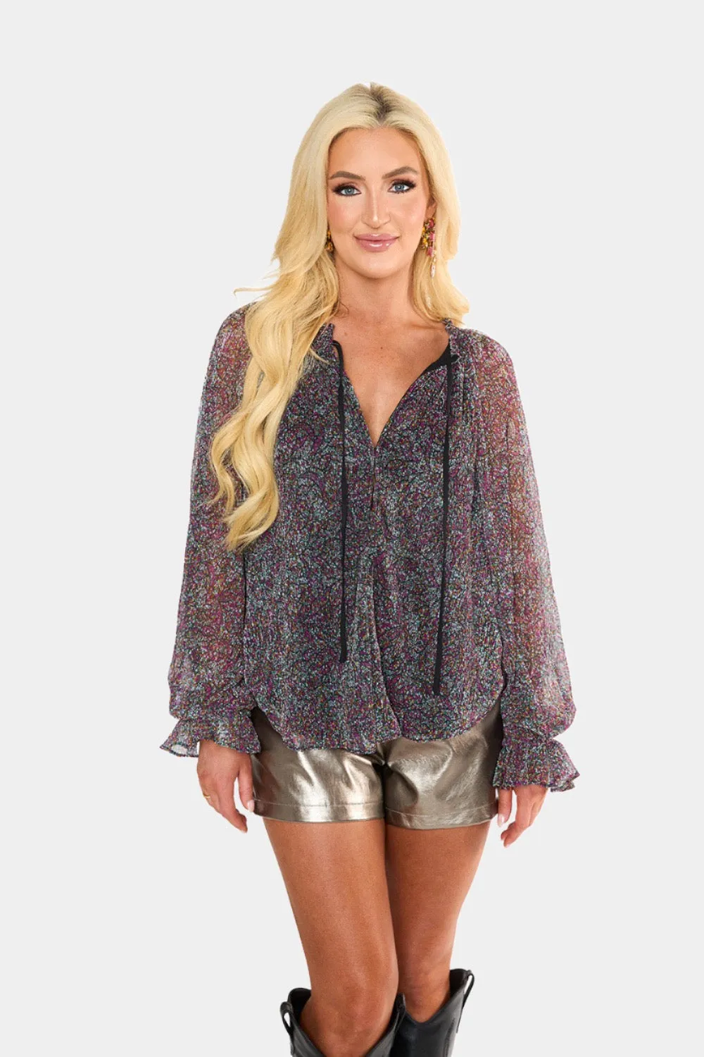 Mandy Long Sleeve Blouse - Ozark sold by Buddy Love