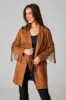 Dutton Fringe Suede Jacket - Cocoa sold by Buddy Love