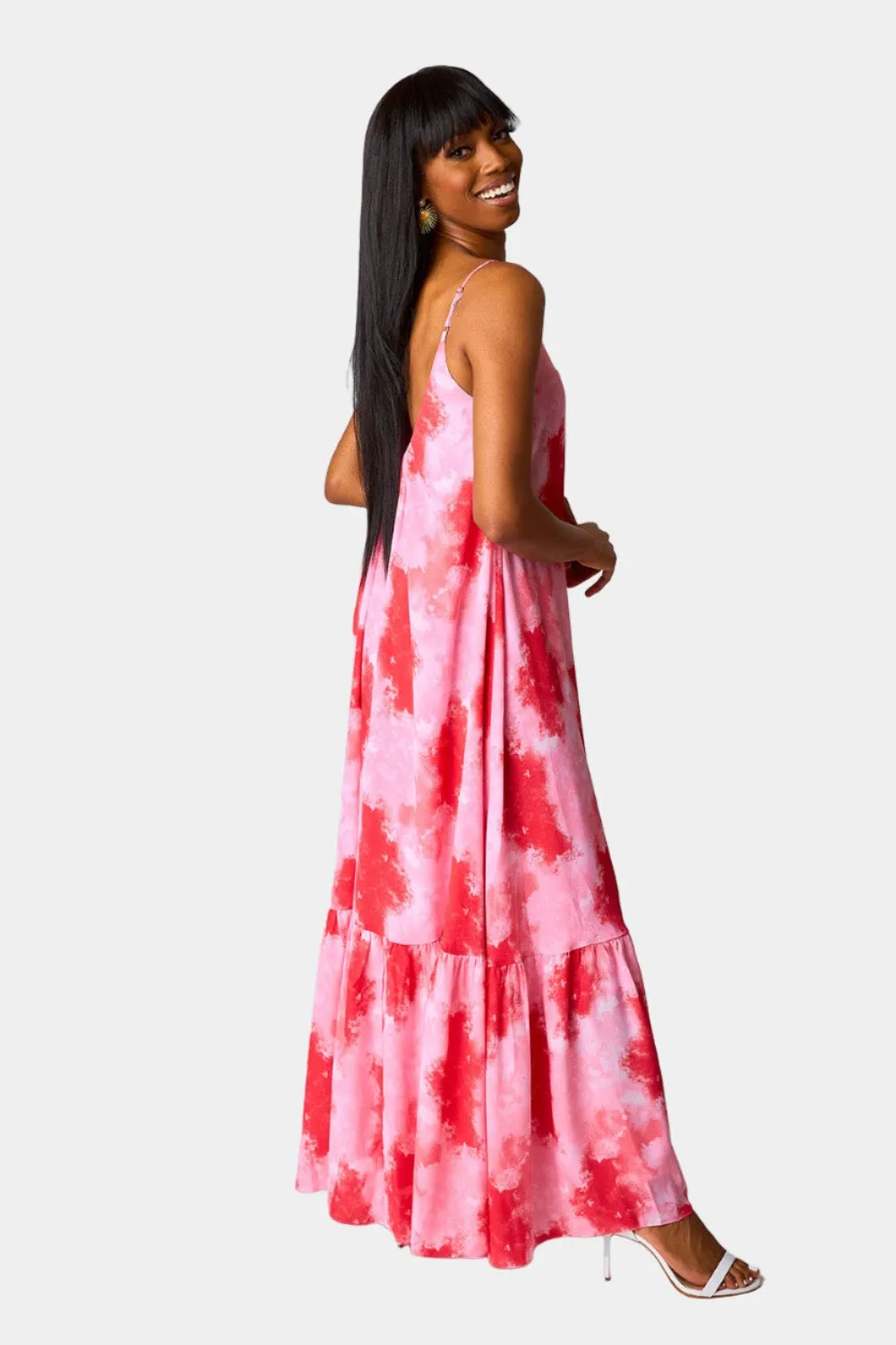 Katey Scooped Neck Maxi Dress - Sunset sold by Buddy Love product image thumbnail 4