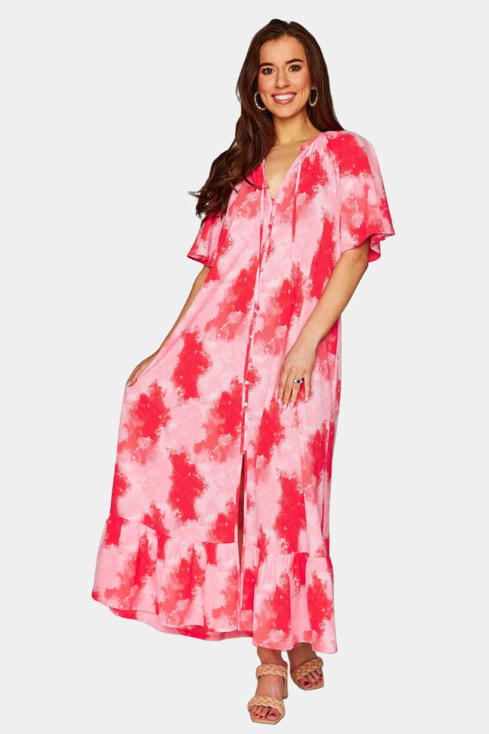 Tullah Caftan Maxi Dress - Sunset sold by Buddy Love