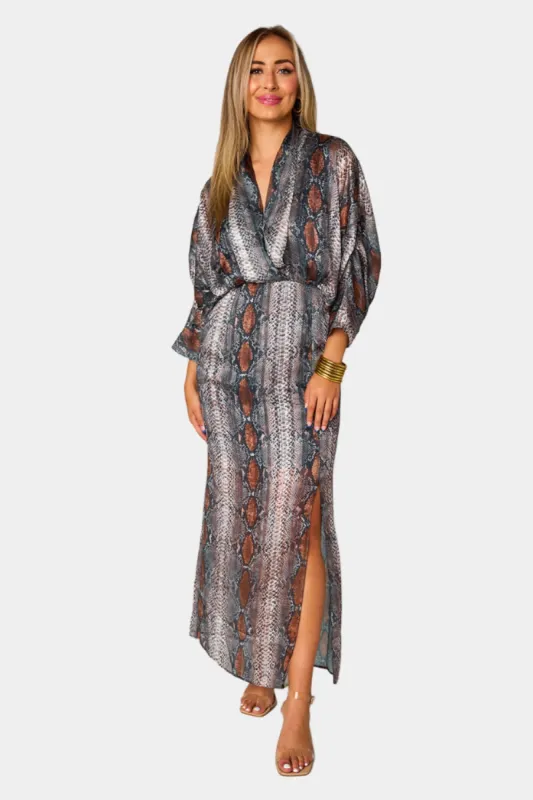 Jude Long Sleeve Maxi Dress - Slinky sold by Buddy Love