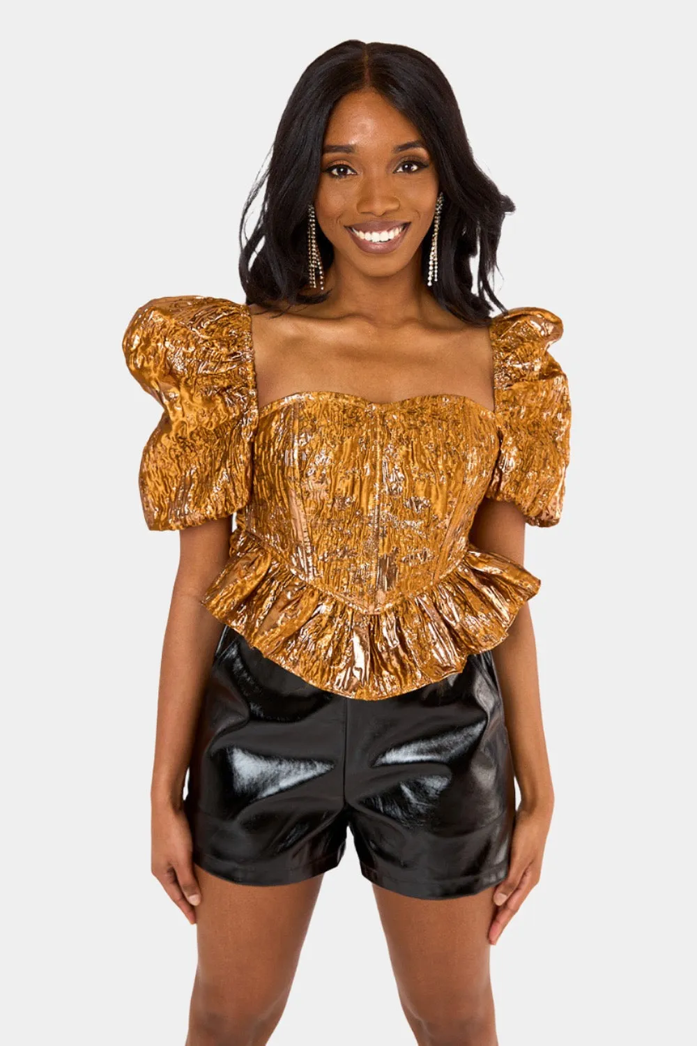 Chloe Bustier Top - Bronze sold by Buddy Love