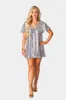 Taya Sequin Short Dress - Funfetti sold by Buddy Love