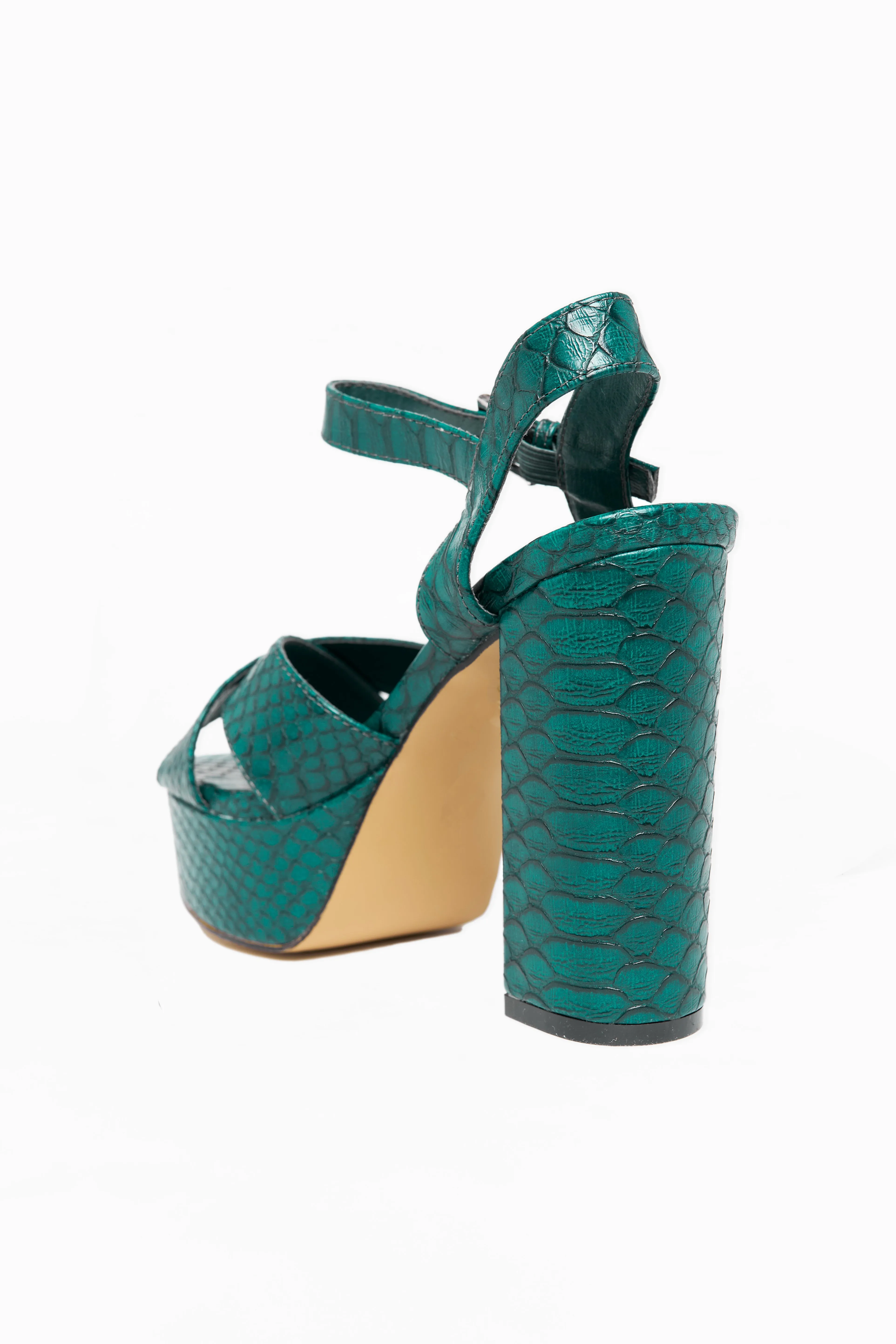 Eugenia Platform Heel - Green sold by Buddy Love product image thumbnail 4