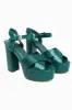 Eugenia Platform Heel - Green sold by Buddy Love