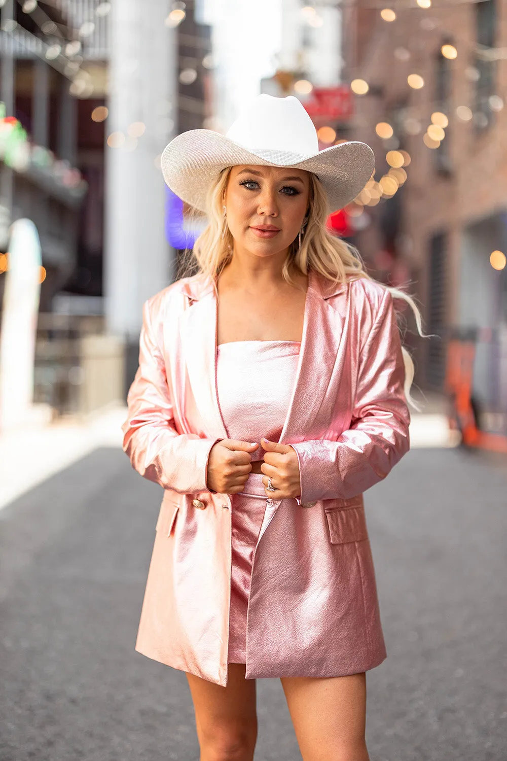 Avery Oversized Blazer - Begonia sold by Buddy Love product image thumbnail 4