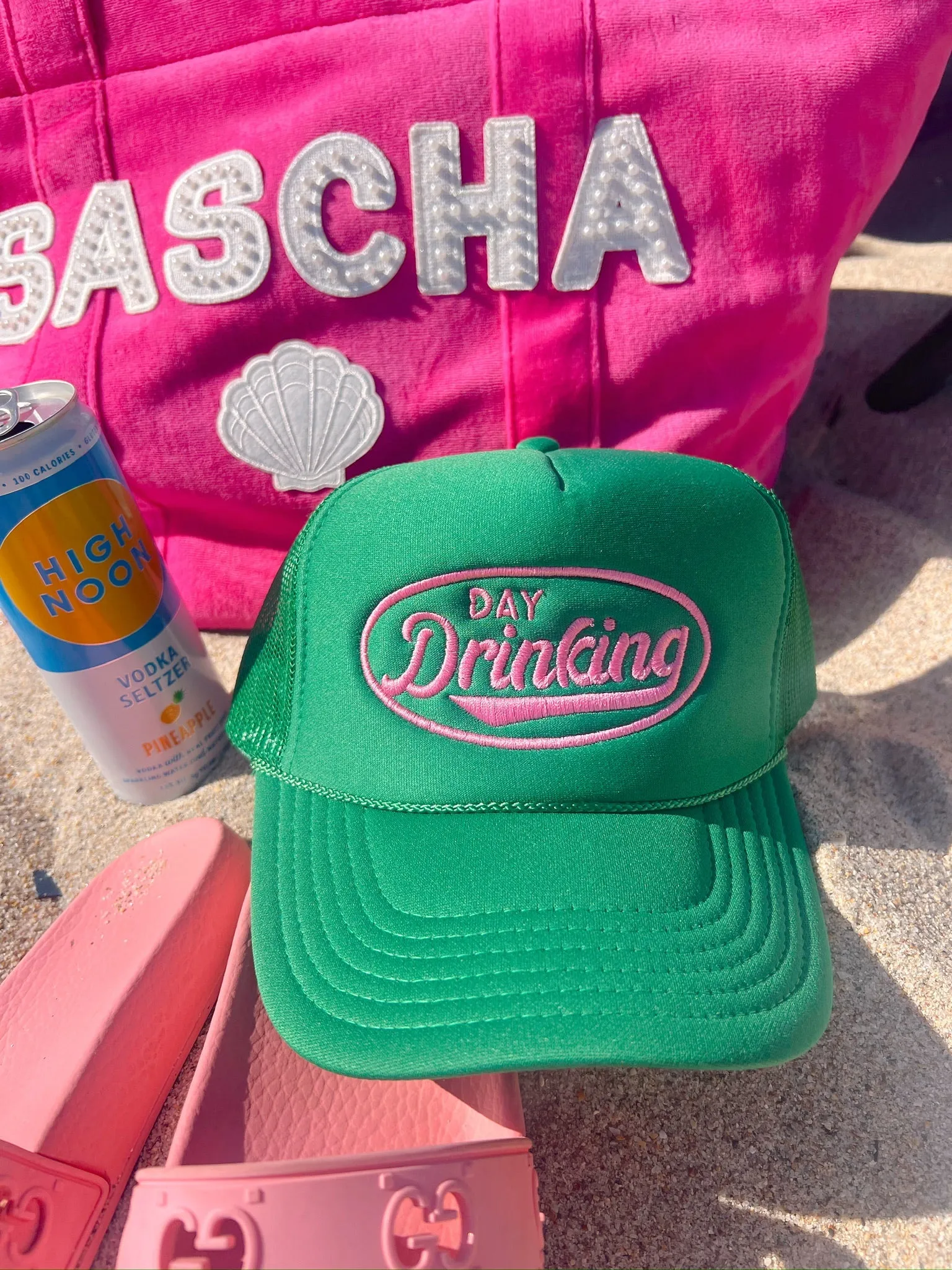 Day Drinking Trucker Hat sold by Buddy Love