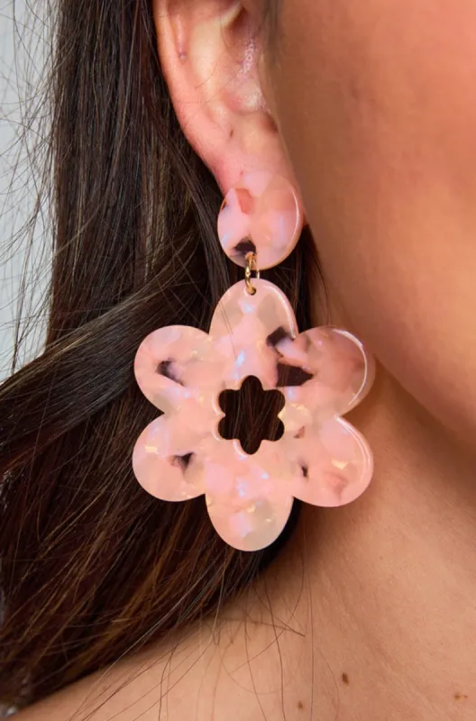 Linny Co xx BL Gigi Statement Earring - Peachy made by Buddy Love