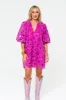 Deb Lace Mini Dress - Pink Harvest sold by Buddy Love