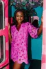 Deb Lace Mini Dress - Pink Harvest sold by Buddy Love