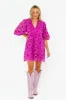 Deb Lace Mini Dress - Pink Harvest sold by Buddy Love