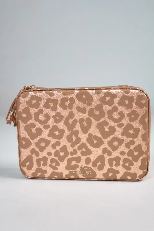 Hollis Jewelry Organizer - Leopard sold by Buddy Love