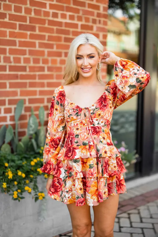 Jodi Ruffle Mini Dress - Harvest sold by Buddy Love