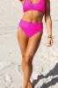 Duval High-Waisted Bikini Bottoms - Hot Pink sold by Buddy Love