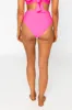 Duval High-Waisted Bikini Bottoms - Hot Pink sold by Buddy Love
