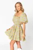 Spencer Puff Sleeve Mini Dress - Sunny Hunny sold by Buddy Love