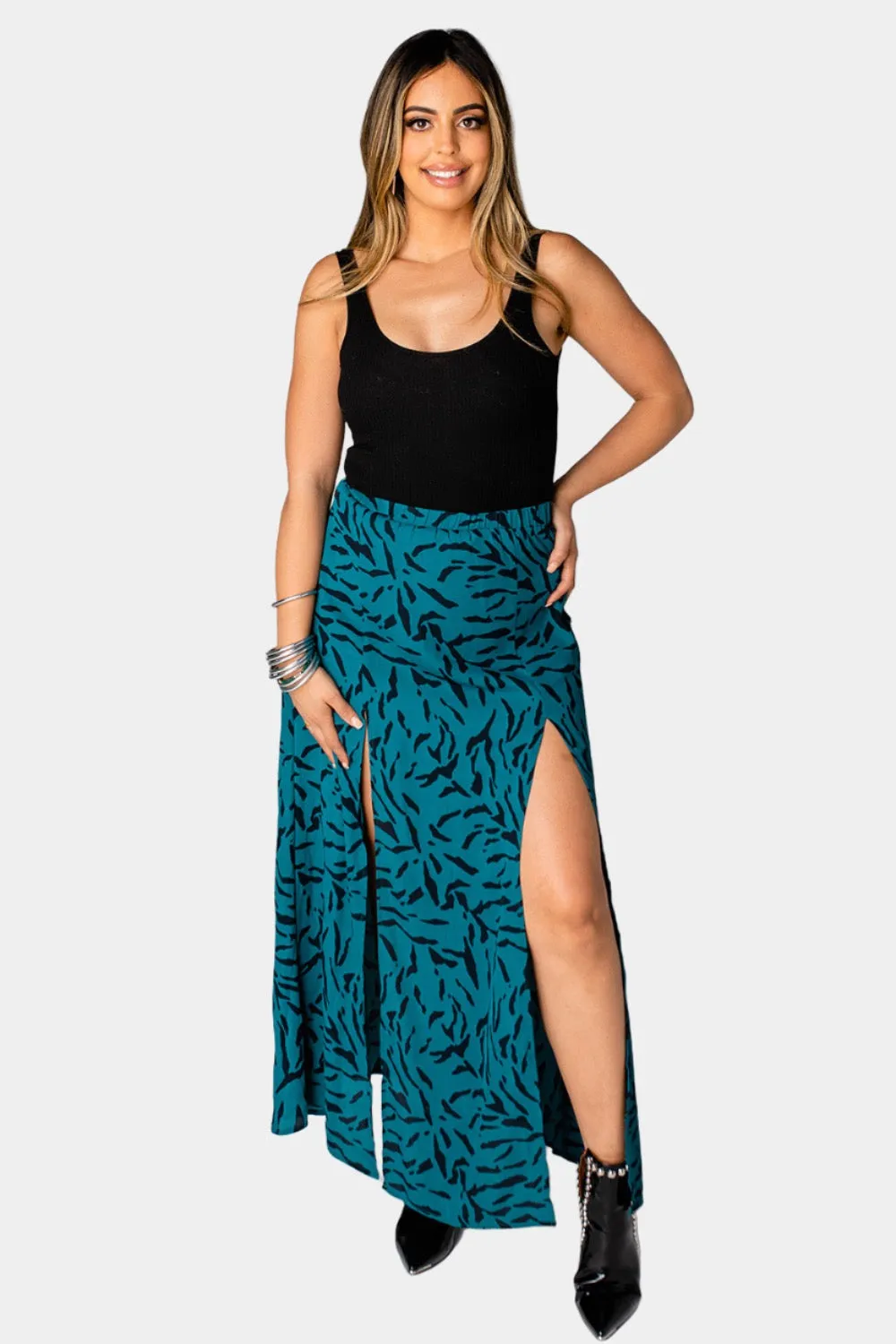Bridget Maxi Skirt - Juniper sold by Buddy Love product image thumbnail 2