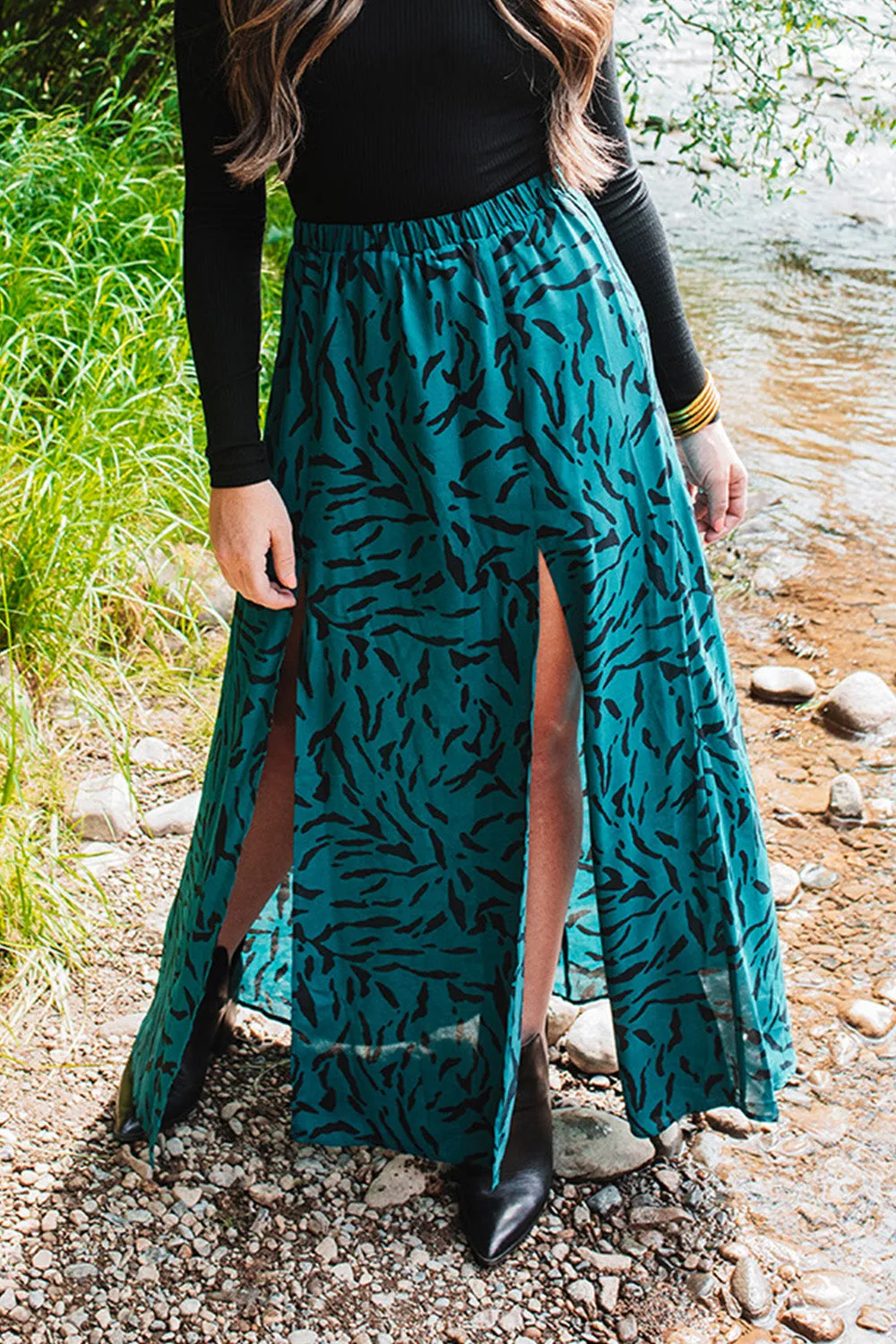 Bridget Maxi Skirt - Juniper sold by Buddy Love product image thumbnail 5