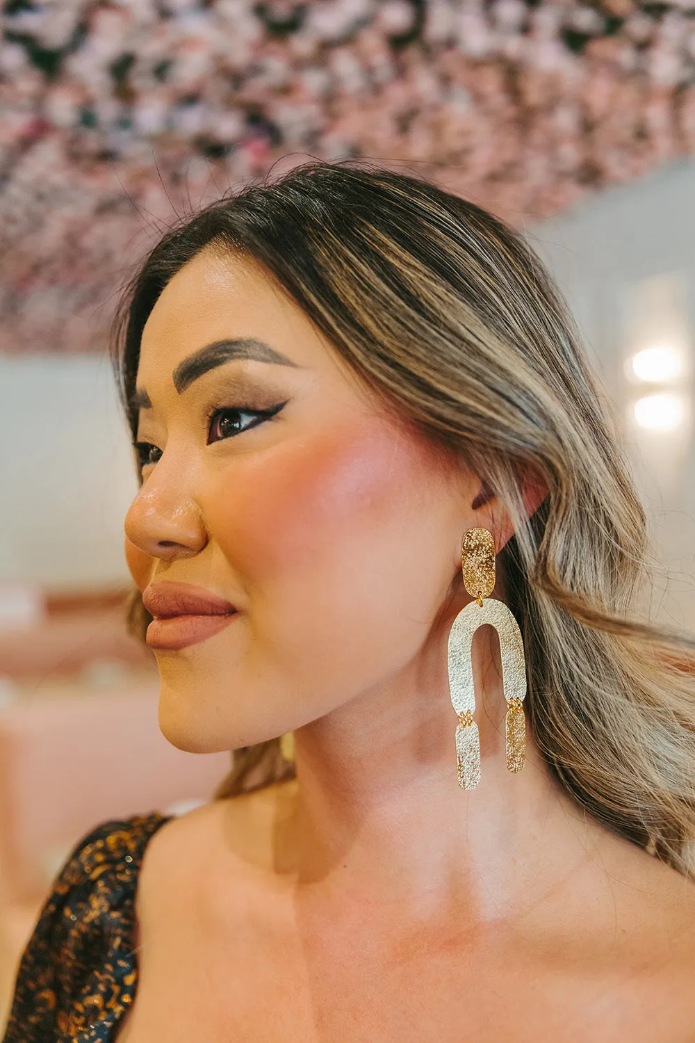 Maria Statement Earrings - Gold sold by Buddy Love product image thumbnail 2