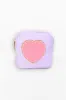 Heart Cosmetic Bag - Purple sold by Buddy Love